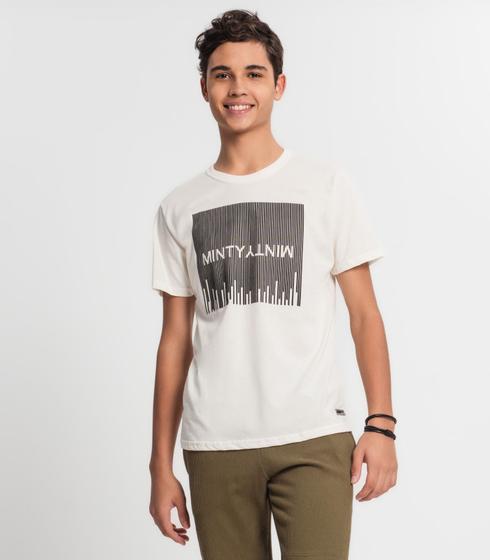 Imagem de Camiseta Juvenil Masculina Minty Bege