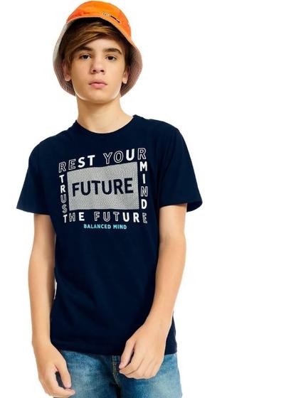 Imagem de Camiseta Juvenil Menino Teen Estampa Frontal Em 3d