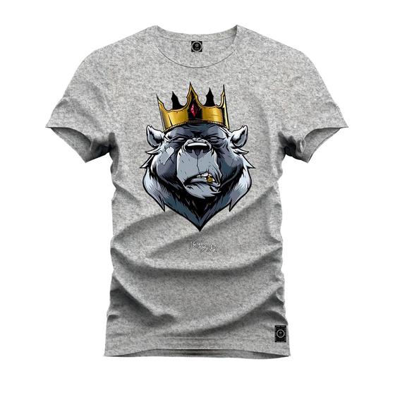 Imagem de Camiseta King OF Gorila Plus Size Forma Grande Estampa Dtf Premium