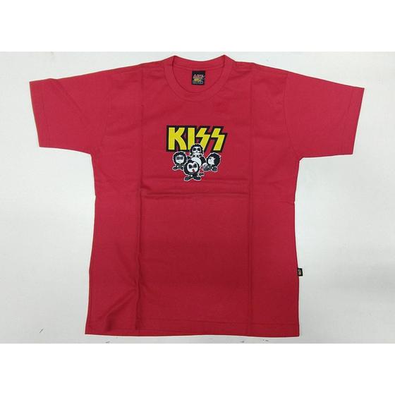 Imagem de Camiseta Kiss Banda de rock vermelha ART9023 BRC