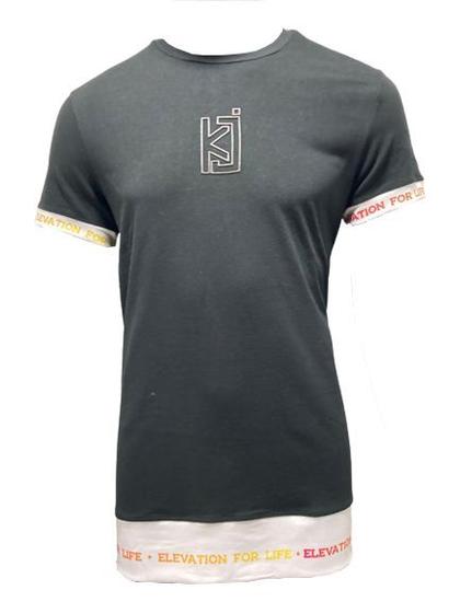 Imagem de Camiseta Kj Do Bem Elevation Black Long Fit G