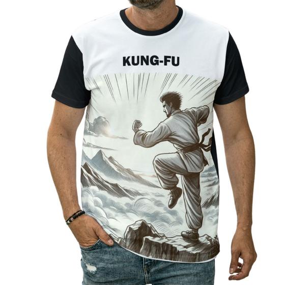 Imagem de Camiseta Kung Fu Arte Marcial Chinesa Wu Shu Luta Combate