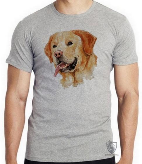 Imagem de Camiseta  Labrador Caramelo Blusa criança infantil juvenil adulto camisa tamanhos