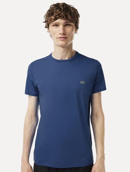 Imagem de Camiseta Lacoste Masculina Jersey Pima Cotton Azul Royal