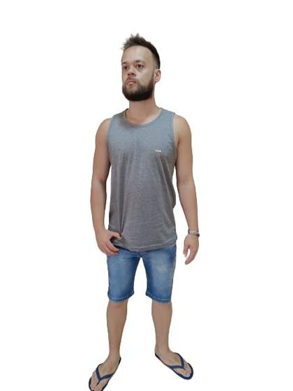 Imagem de Camiseta Lisa Regata 100% Algodão Básica Masculina