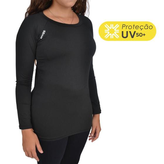 Imagem de Camiseta Longa Segunda Pele Light Infantil Unissex -  Tamanho  6 -  Gênero  Unissex