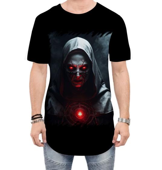 Imagem de Camiseta Longline Freira do Mal Terror Possuída 8