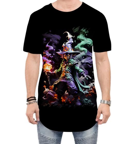 Imagem de Camiseta Longline Mago das Trevas Poder Toon 1