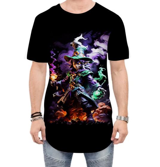 Imagem de Camiseta Longline Mago das Trevas Poder Toon 3