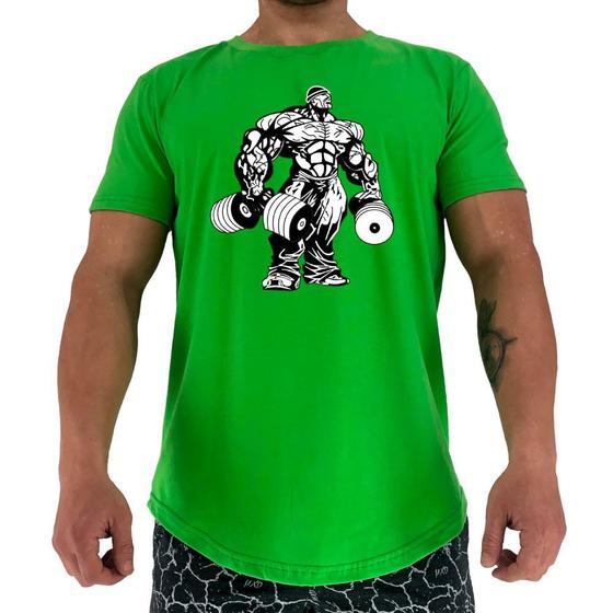 Imagem de Camiseta Longline Manga Curta MXD Conceito Halteres BodyBuilder