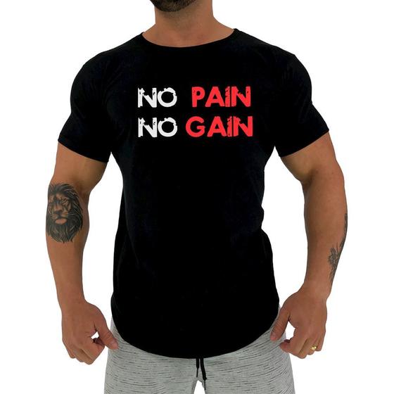 Imagem de Camiseta Longline Manga Curta MXD Conceito No Pain No Gain