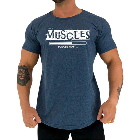 Imagem de Camiseta Longline Manga Curta MXD Muscles Please Wait