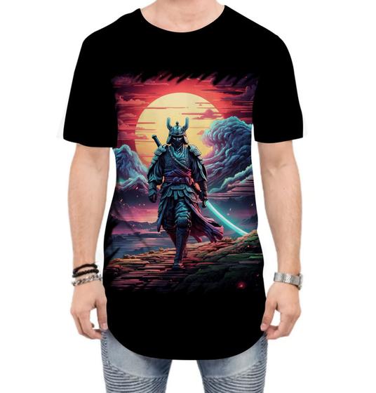 Imagem de Camiseta Longline Samurai Ronin Sunset Sem Mestre 8