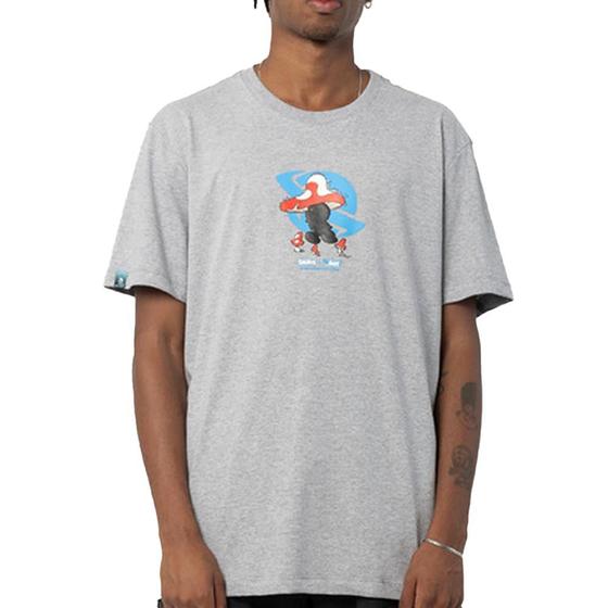 Imagem de Camiseta Lost Angry Smurf WT24 Masculina Mescla Médio