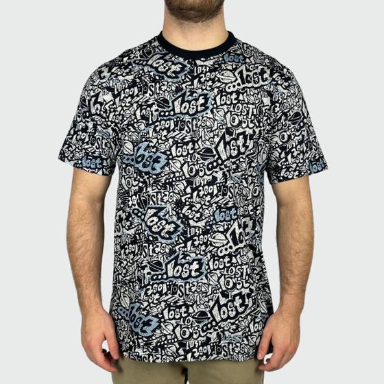 Imagem de Camiseta Lost Full Print Lostmania Preto