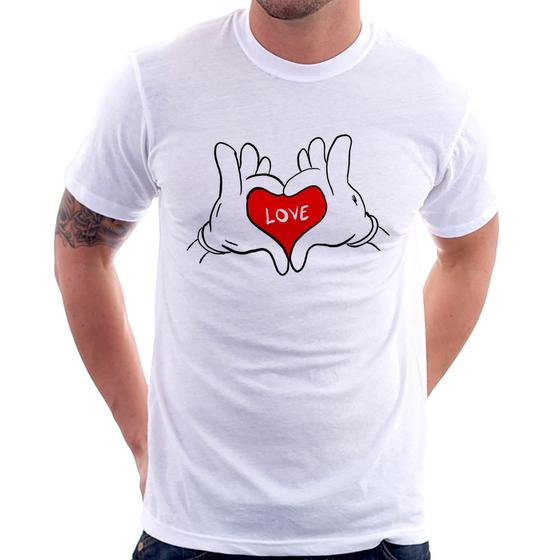 Imagem de Camiseta Love Hands  - Foca na Moda