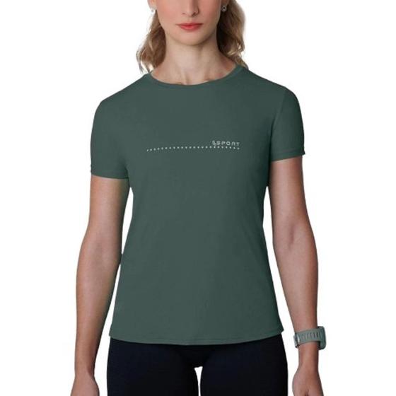 Imagem de Camiseta Lupo LSport  AF Básica Feminina - Oliva