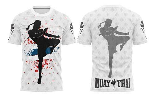 Imagem de Camiseta Lutador Amantes Artes Marciais Camisa Boxe Muay Thay Treino