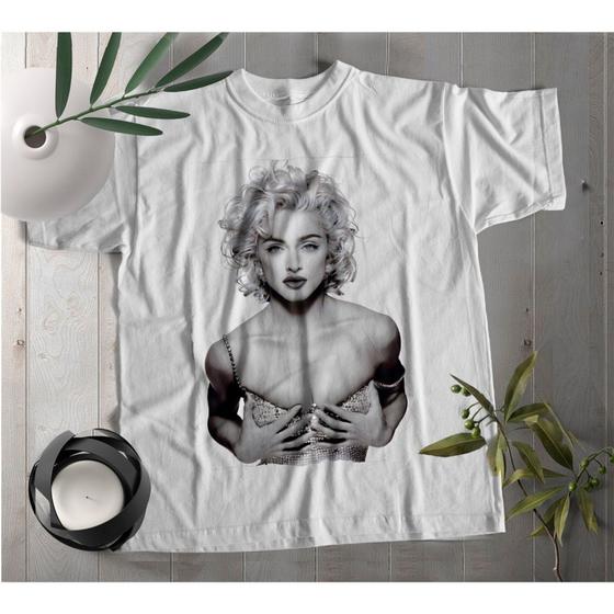 Imagem de Camiseta Madonna Cantora Camisa Unissex