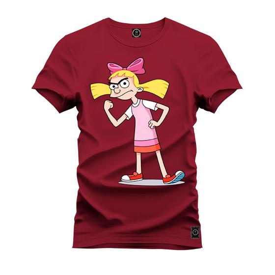 Imagem de Camiseta Malha Premium Estampada Unissex Menininha