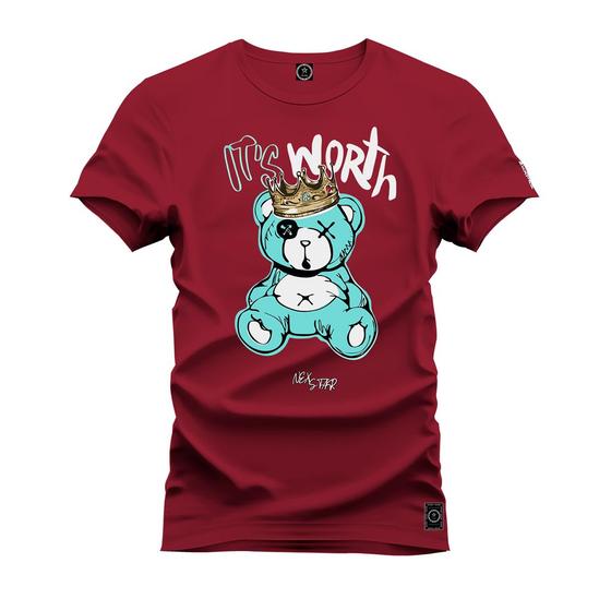Imagem de Camiseta Malha Premium Estampada Unissex Urso Iths Worht