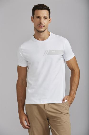 Imagem de Camiseta Malha Slim Fit - Branco