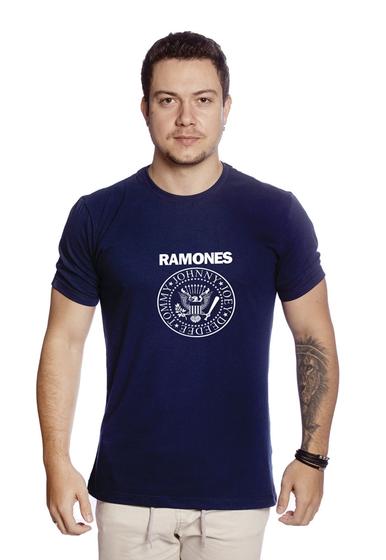 Imagem de Camiseta Manga Curta Adulto Ramones TechMalhas Basica Estampada