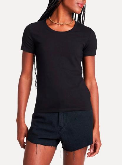 Imagem de Camiseta Manga Curta Simples Reserva 81123 Feminina Algodão (Antigas 90563, 90231) T. P/3G
