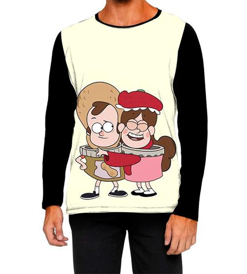 Imagem de Camiseta Manga Longa Ads Gravity falls Mabel Dipper 4