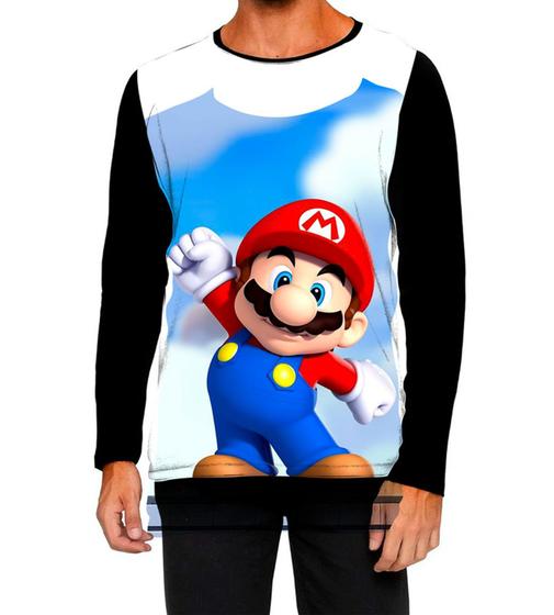 Imagem de Camiseta Manga Longa Ads Super Mario Luigi Mario boss 7