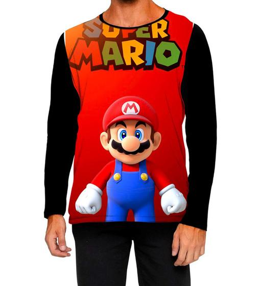 Imagem de Camiseta Manga Longa Ads Super Mario Luigi Mario boss 8