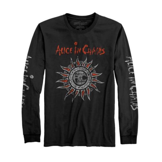 Imagem de Camiseta Manga Longa Alice in Chains Tam. GG