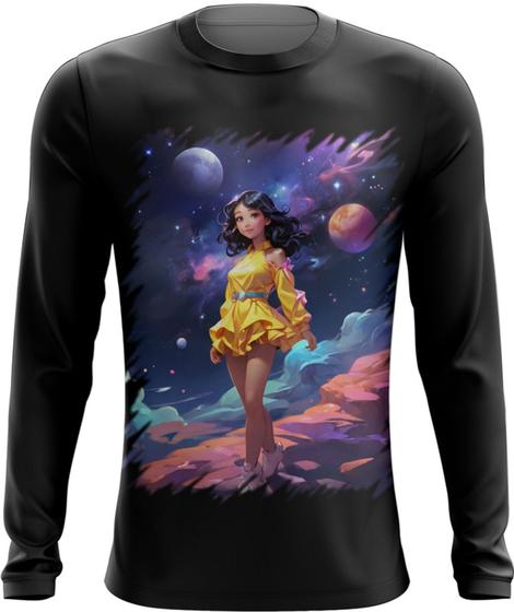 Imagem de Camiseta Manga Longa Bailarina Espacial Dança 1