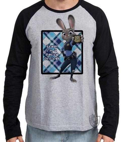 Imagem de Camiseta Manga Longa blusa Coelho Zootopia