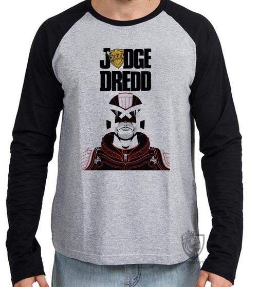 Imagem de Camiseta Manga Longa blusa judge dredd juiz