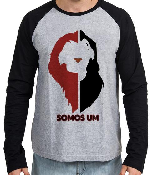 Imagem de Camiseta Manga Longa blusa Rei Leão Somos Um