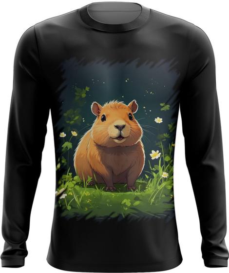 Imagem de Camiseta Manga Longa Capivara do Bem Animalzinho 7