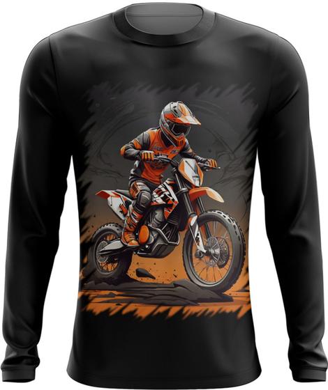 Imagem de Camiseta Manga Longa de Motocross Moto Adrenalina 10