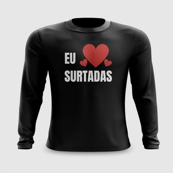 Imagem de Camiseta Manga Longa Eu Amo Surtadas Carnaval Meme