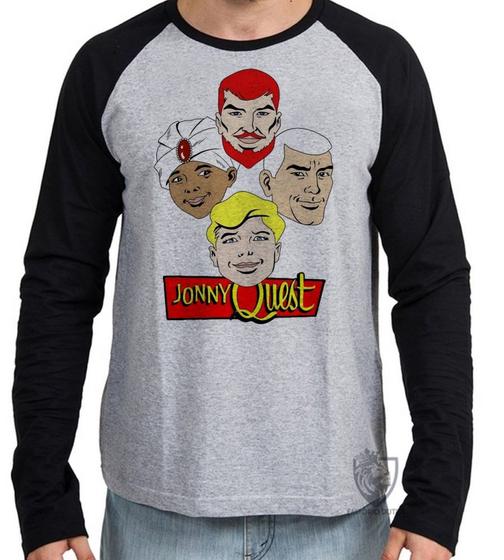 Imagem de Camiseta Manga Longa Jonny Quest cabeças