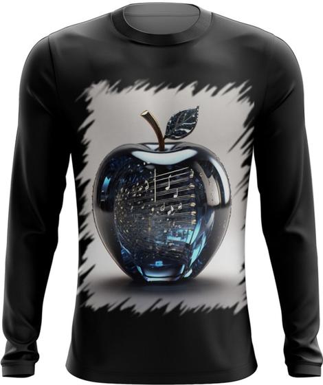 Imagem de Camiseta Manga Longa Maçã Musical de Cristal 1