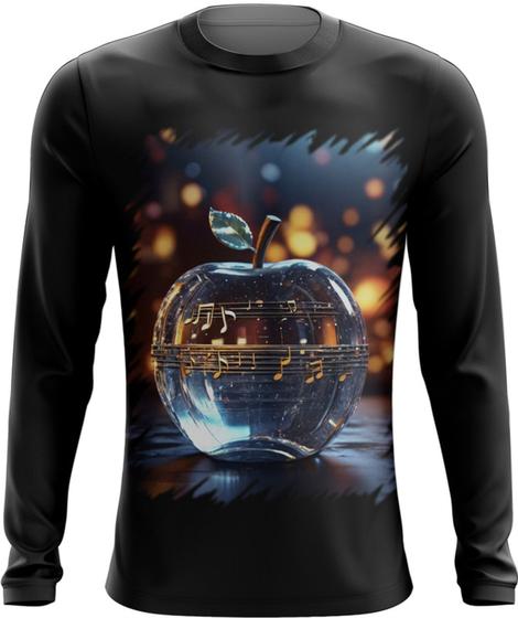 Imagem de Camiseta Manga Longa Maçã Musical de Cristal 5