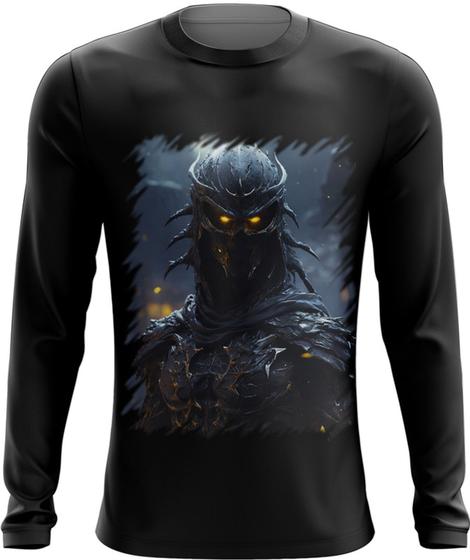 Imagem de Camiseta Manga Longa Ninja Espectral Trevas Japão Era Edo 5