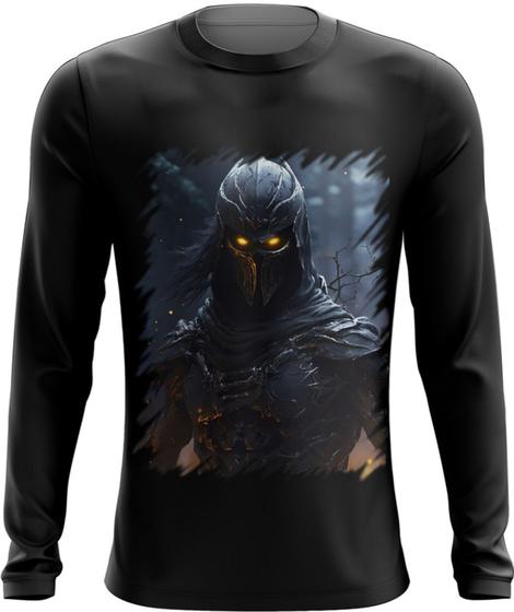 Imagem de Camiseta Manga Longa Ninja Espectral Trevas Japão Era Edo 6