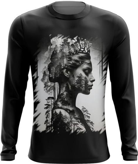 Imagem de Camiseta Manga Longa Pesca Rainha da Floresta Nórdica 2