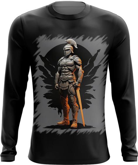 Imagem de Camiseta Manga Longa Soldado Romano Império 8