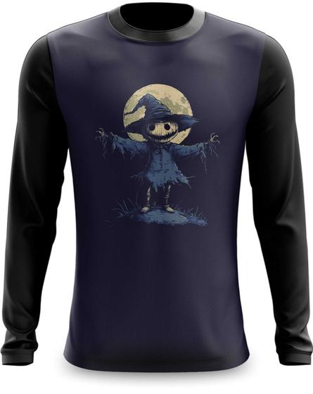 Imagem de Camiseta Manga Longa Terror Halloween Assustador 07