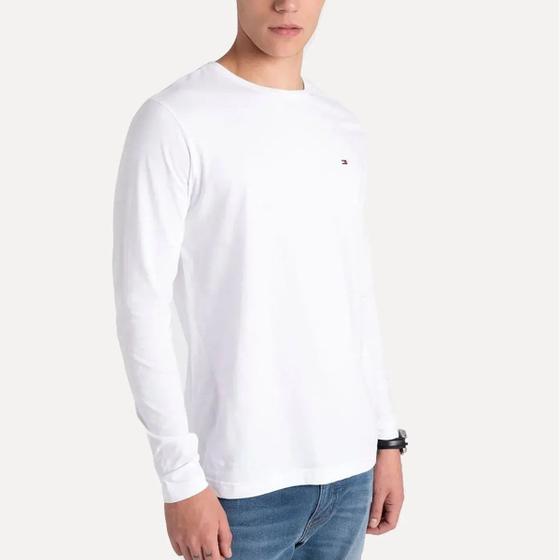 Imagem de Camiseta manga longa tommy hilfiger masculina long sleeve