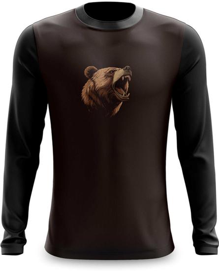 Imagem de Camiseta Manga Longa Urso Bravo Rugindo