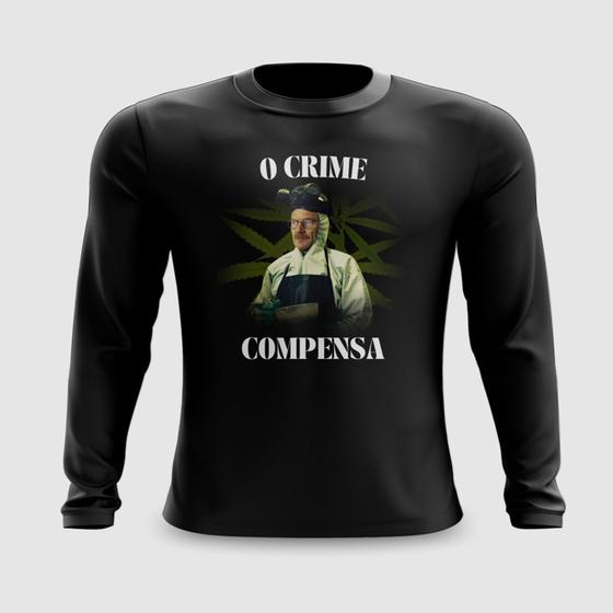 Imagem de Camiseta Manga Longa Walter White Carnaval Meme